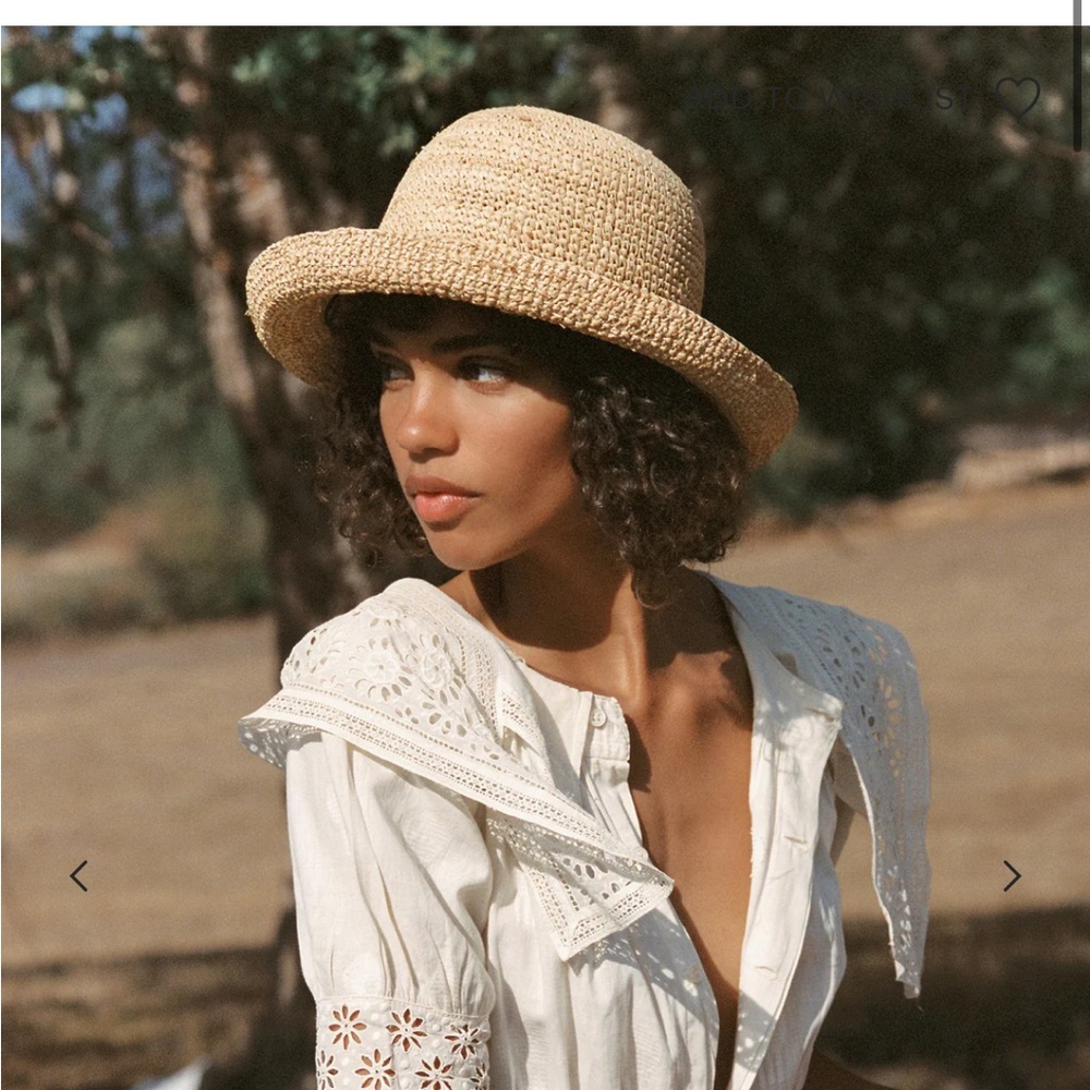 Lack Of Color Natural Straw Hat
